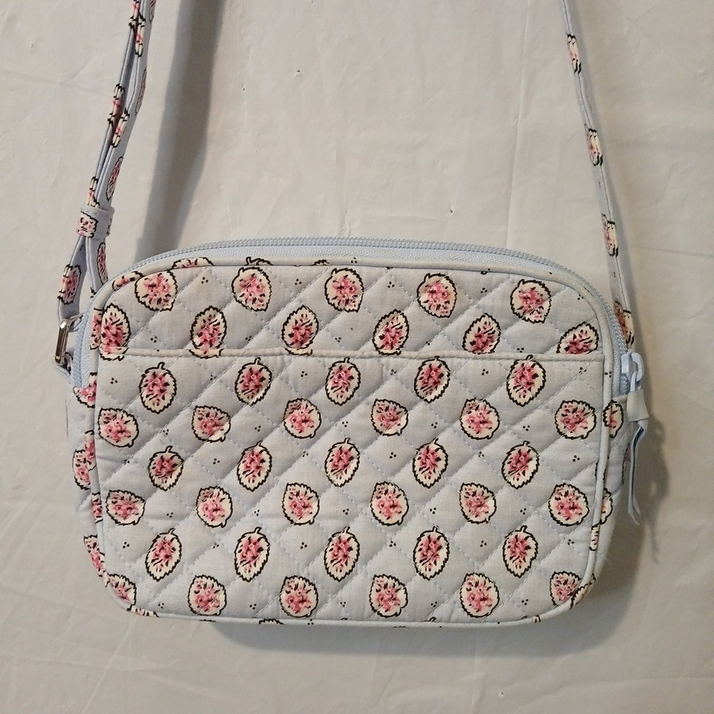 Vera Bradley Evie Crossbody Purse In Magnifique Leaf Camera Bag Style